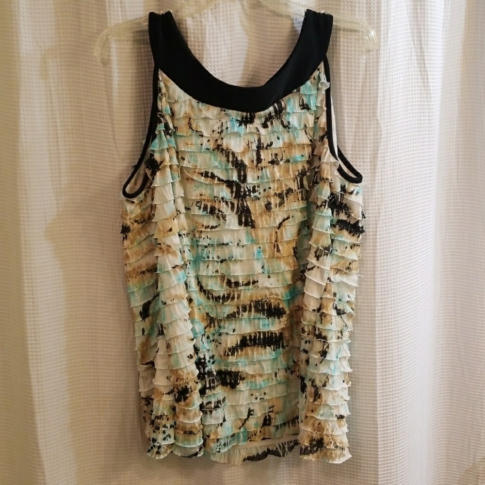 Ruffled tank